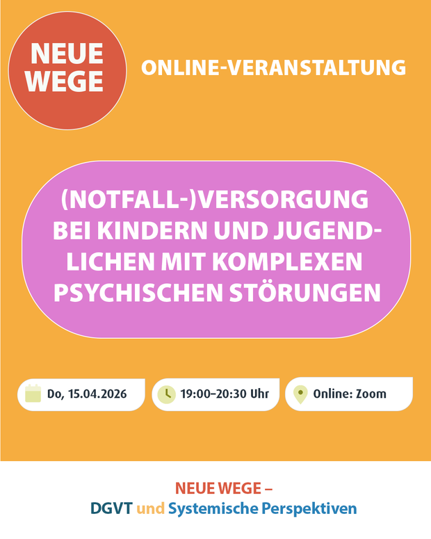 Sharepic zur Veranstaltung der Liste NEUE WEGE: "(Notfall-)Versorgung bei Kindern und Jugendlichen mit komplexen psychischen Störungen"