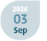 Icon für das Datum 03.09.2026